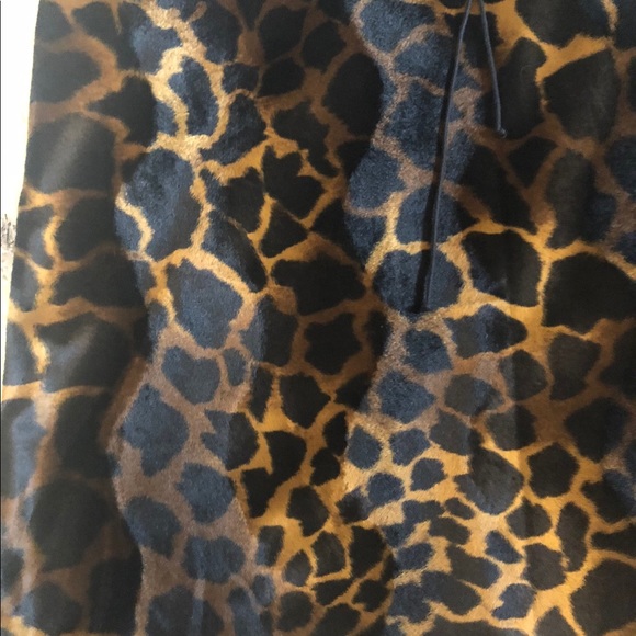 Betsey Johnson vintage leopard print skirt size L - Picture 2 of 3